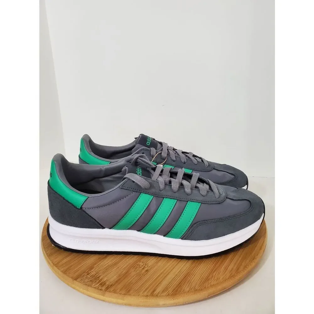 adidas Run 70s 2.0 Sneakers Grey Green Men's 10 NIB